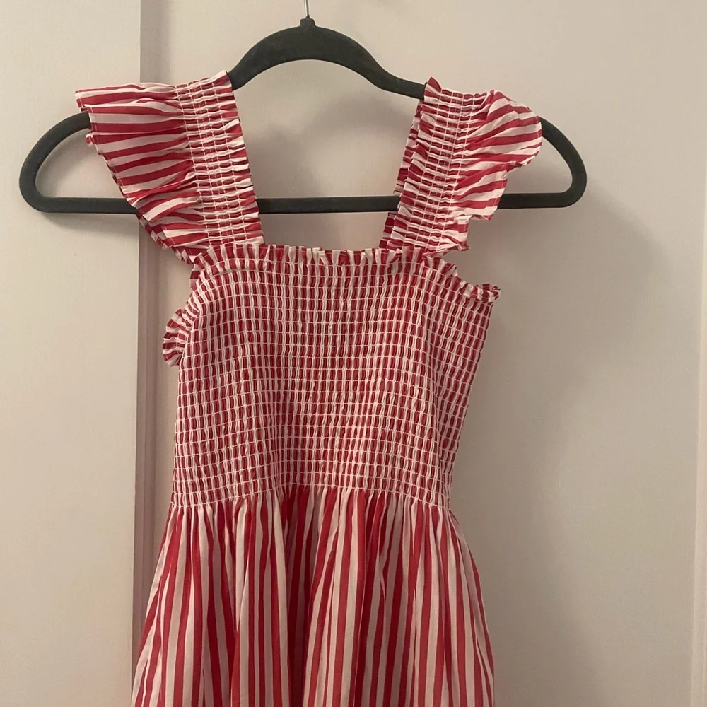 Hill House The Ellie Nap Dress Cherry Stripe - Picture 5 of 5